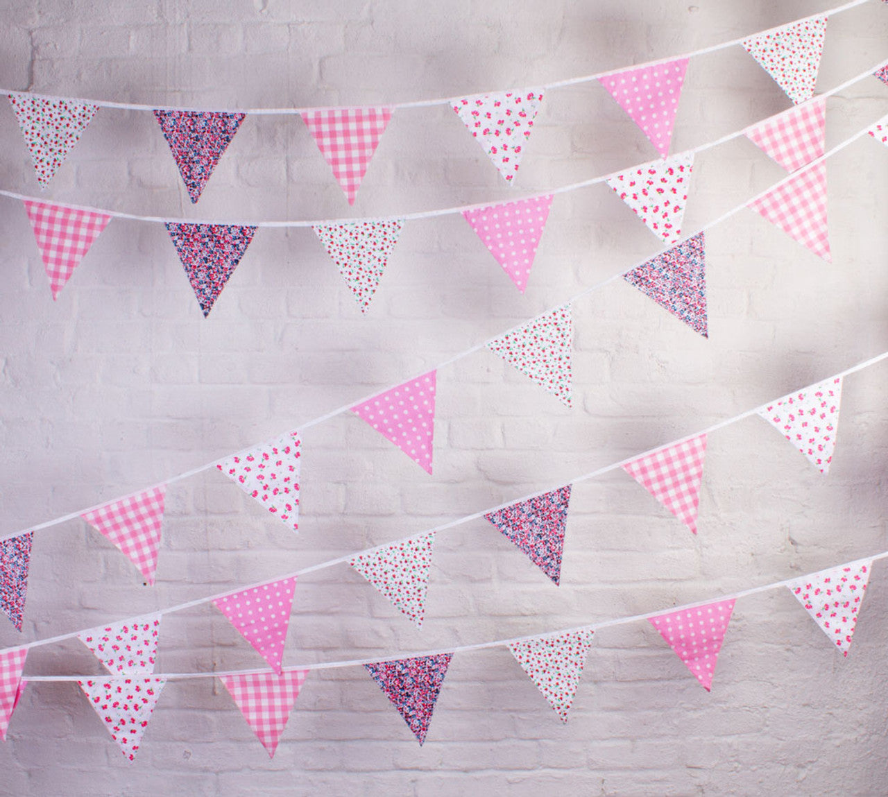 Vintage Pink Floral Bunting