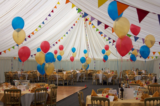 WAYS TO DECORATE A VENUE USING COTTON BUNTING