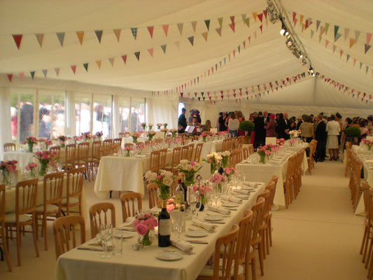 HOW MUCH COTTON BUNTING DO I NEED TO HIRE?